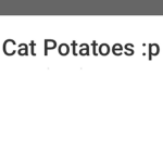 Cat patatoes :p