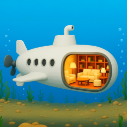 Luxury Submarine Tycoon 🌊 icon