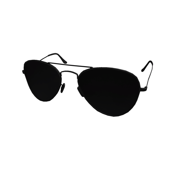 Classic Aviators in Jet Black
