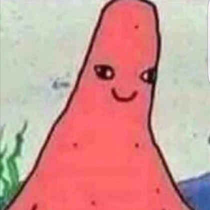 patrick the meme man Roblox decal