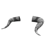 Alabaster Frost Horns