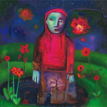 Girl in red sweeties