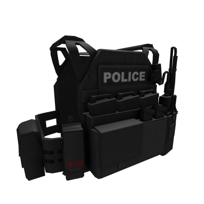 TPC Police Plate Carrier #2 (Black) thumbnail