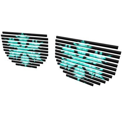Sky blue snowflake shades add-on Roblox item render