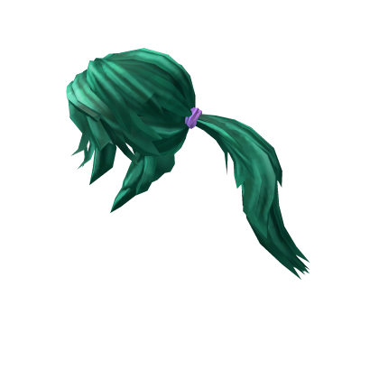 Teal Action Ponytail