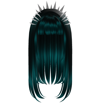 spines halloween punk skeleton hair [blue]