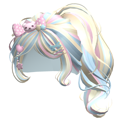 Kawaii Decora Clips Side Pony (Confetti)