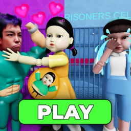 MUSCLE THANOS & YOUNG-HEE PRISON RUN! (Obby)