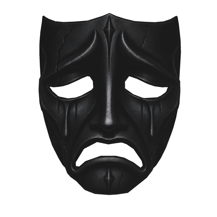 Sorrowful Cracked Gothic Mask