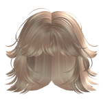 Blonde Messy Wolf Cut