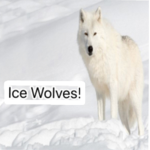 Ice wolves!