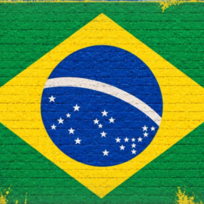Brazil Flag Soccer Icons Background 🇧🇷