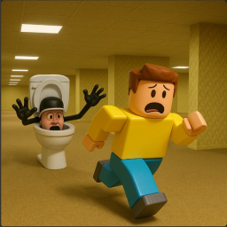 Skibidi Toilet in the Backrooms!