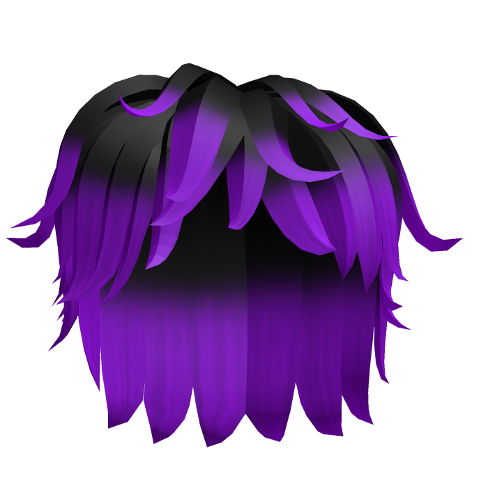 Purple Black Short Hair