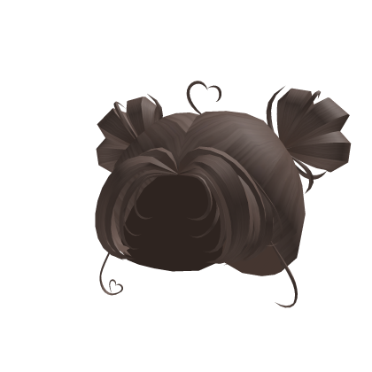 Y2K Brown Heart Bun Roblox item