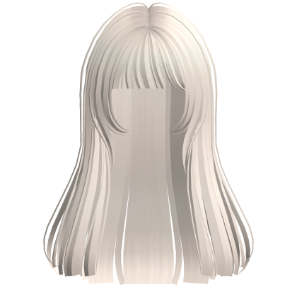 Long Straight Pretty Hime Cut Hair Light Blonde Roblox item