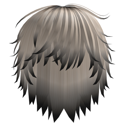 Blonde Ash Ombre Messy Boy Hair Roblox item