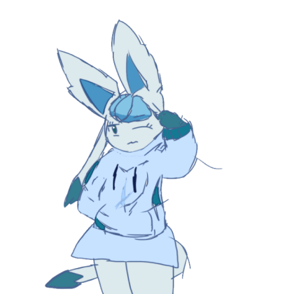 Glaceon hoodie Roblox decal