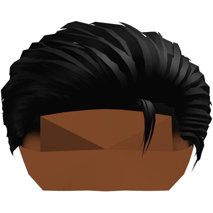 Black Slickback w/ Taper Fade 