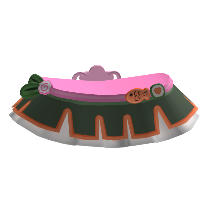 Kawaii Cat Sushi Skirt