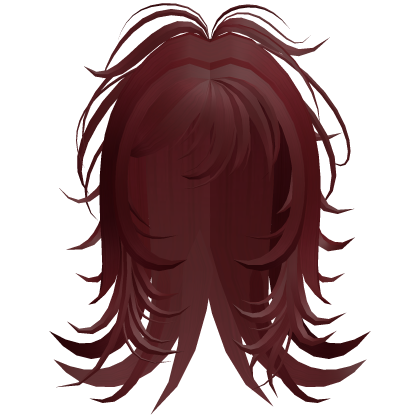 Emo Shaggy Layered Hair (Red)