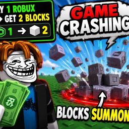 1 Robux = 2 Blocks!! (LAG Engine)