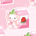 Cute strawberries loves