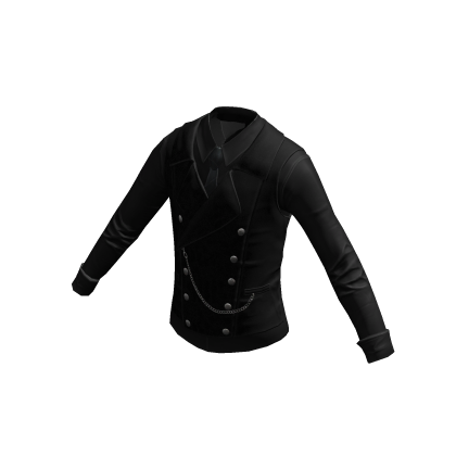 Formal Shirt w/ Vest & Tie | Black