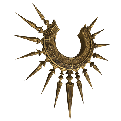 Gold Ornate Spiked Guardian Waist Halo