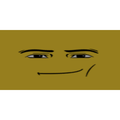 Rectangle Man Face Head (Noob Yellow) Roblox item