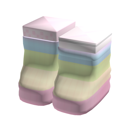 Cute Nyan Cat Rainbow Kitty Pixel Shoes