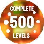 Complete levels 500 times.