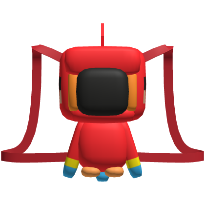 Red Parrot Pixel Plushie Backpack [1.0]