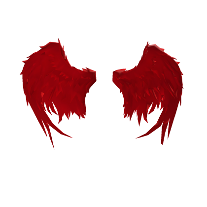 Crimson Fallen Angel Wings