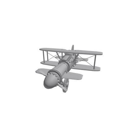 Steampunk Biplane
