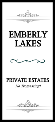 Rectangular Floor Standing Sign