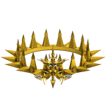 Gold Cross Crown