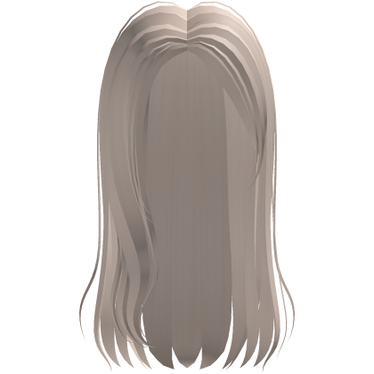 light blonde long straight flowy hair Roblox item