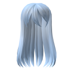 🍀Manga Messy Long Hair - Blue
