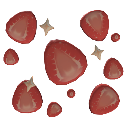 Cute Scattered Red Strawberries Roblox item