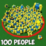Don't leave the circle! ⭕️ Roblox game thumbnail