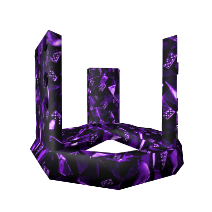 Royal Amethyst Domino Crown