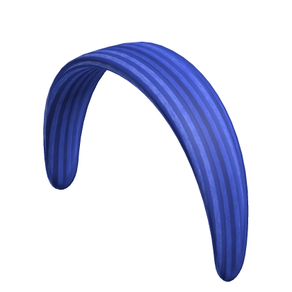 Blue Y2K Cute Coquette Stripe Headband 