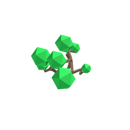 low poly tree