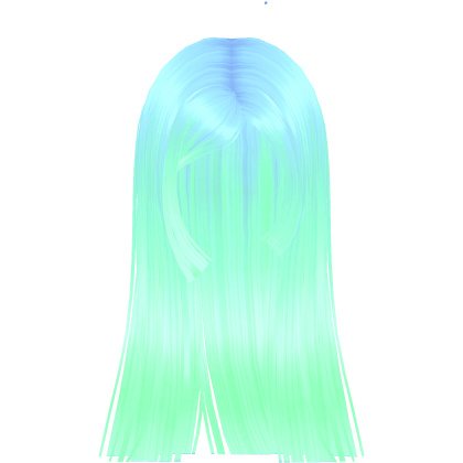 Glowy Long Flowy Hime Cut (Soda Blue) Roblox item