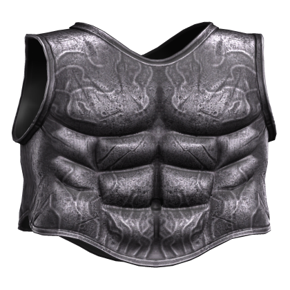 Silver & Purple Spartan Armor Chestplate Roblox item