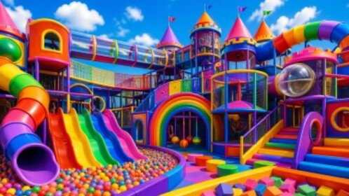🏰 Outdoor Playground Waterslide Waterpark 🏰