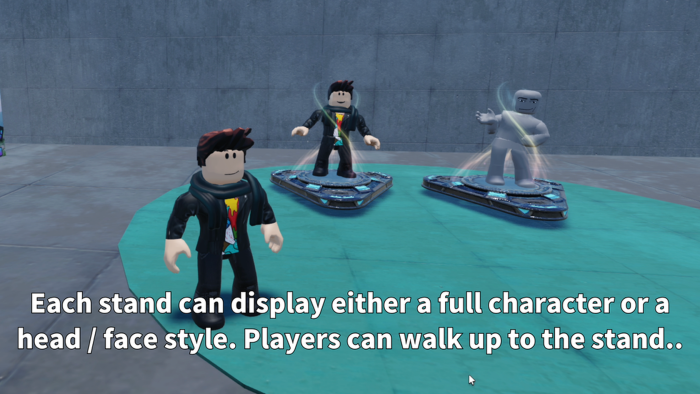 Character & Head Try-On Sales Stand preview 2
