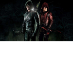 Green and red arrow