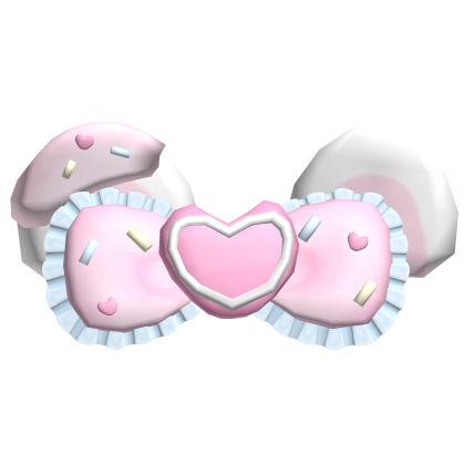・ cute adorable frosty cupcake yume pastel bow ear